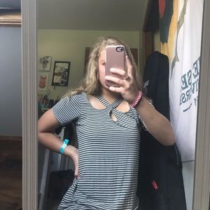 striped t-shirt